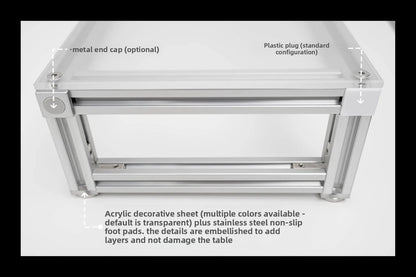 Acrylic Aluminum Monitor Stand Riser