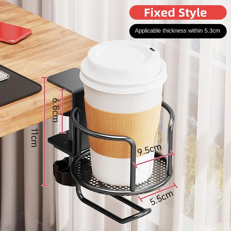 Desk Cup Holder with Headphone Hanger
