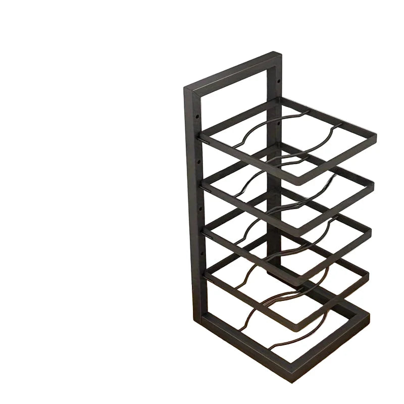 Adjustable Multi-Layer Steel Pot Rack