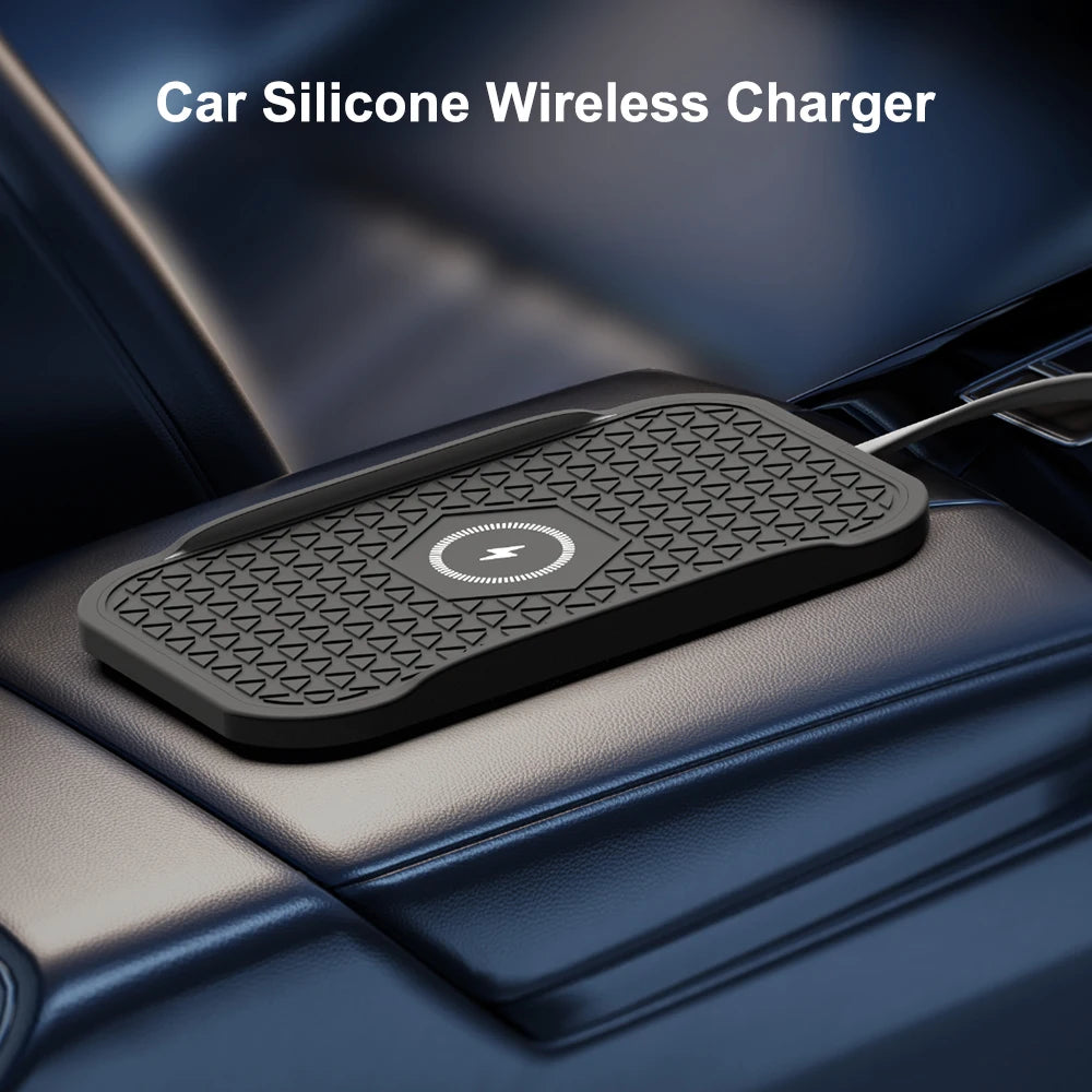 Non-Slip Silicone Car Charging Pad