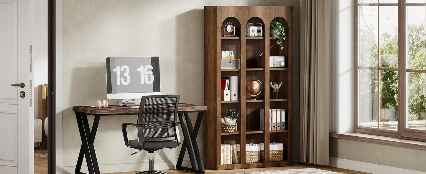 Ashcourt Mid-Century Bookshelf