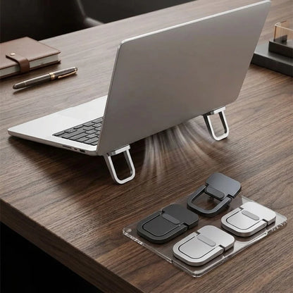 Portable Laptop Cooling & Elevation Feet