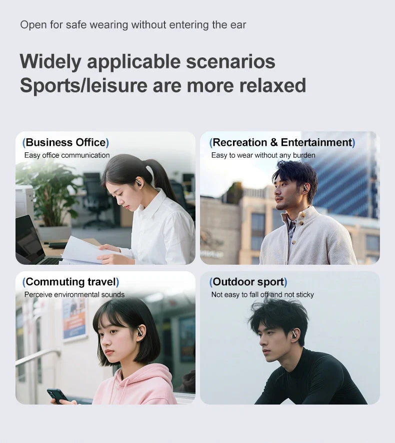 Sport Earbuds with Translation, Ear-Hook
