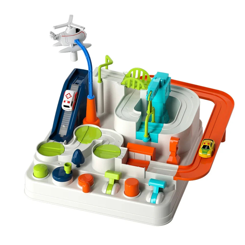 Urban Rescue Car Track Playset