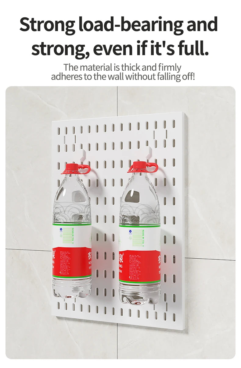 No-Holes Wall Pegboard Organizer