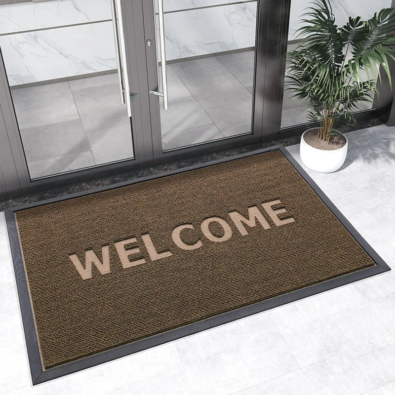 Ergové Outdoor Door Mat Rubber Polypropylene Dark Gray