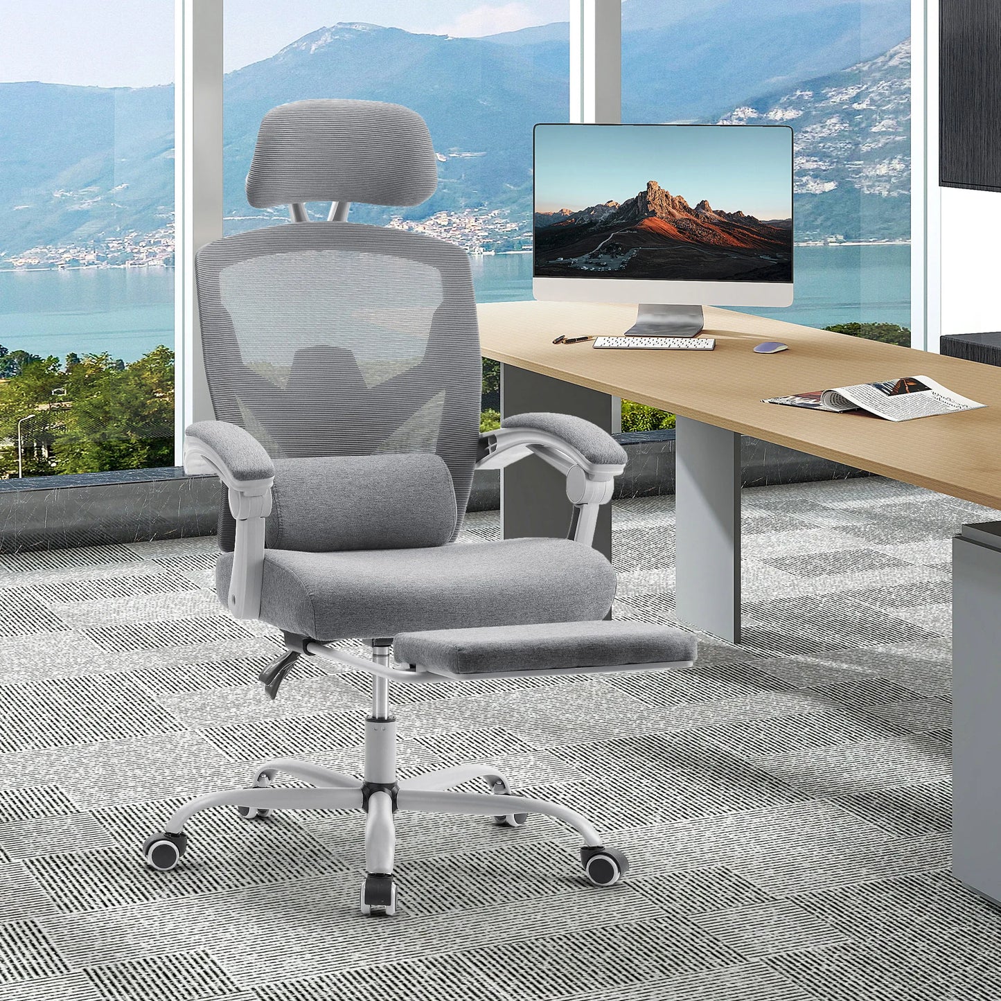 Tall Reclining Ergonomic Office Chair