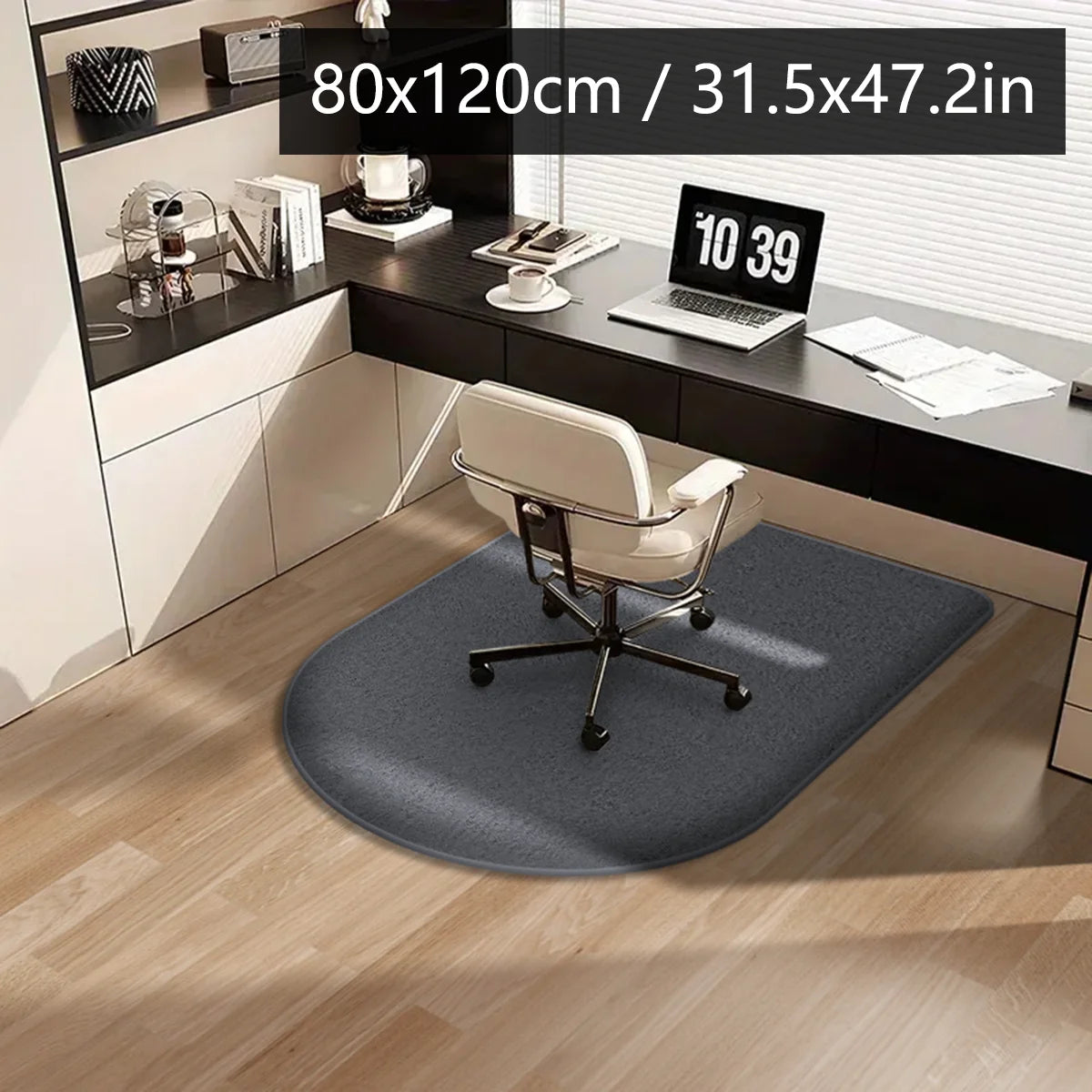 SolidDesk Flannel Chair Floor Mat