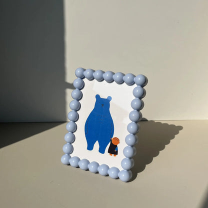 Round Bead Photo Frame