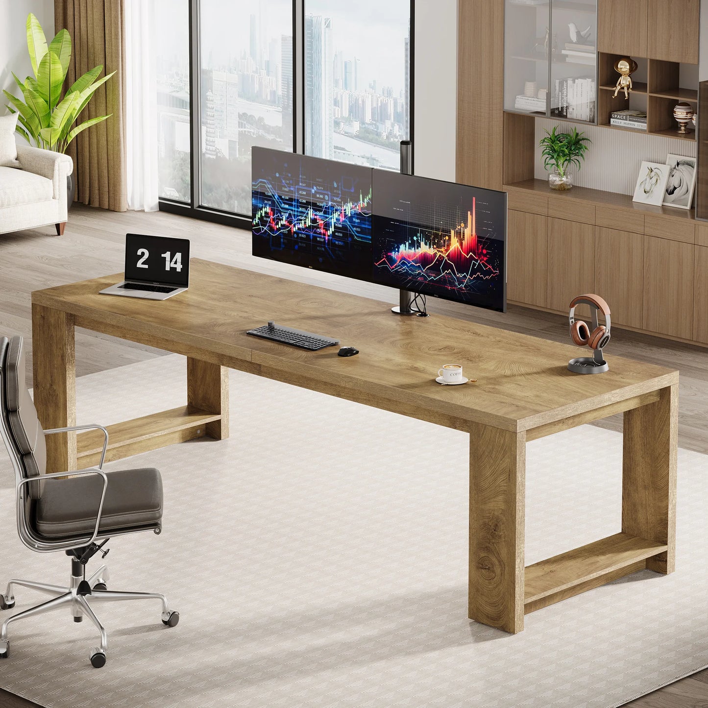 Somerset Dual-Workstation Desk