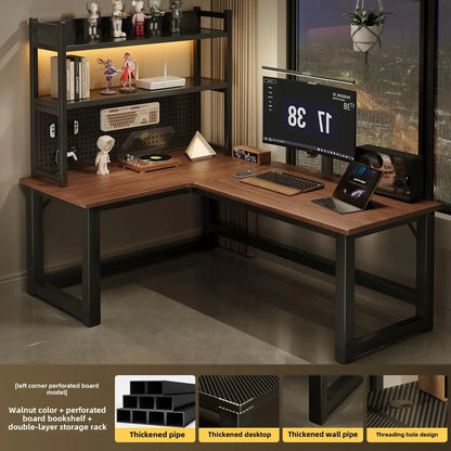 Integrated Bookshelf Writing Desk