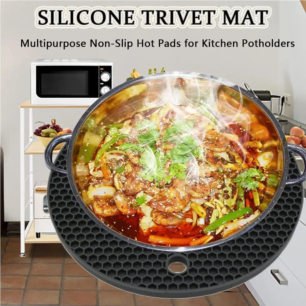 Silicone Trivet Pot Mat Set