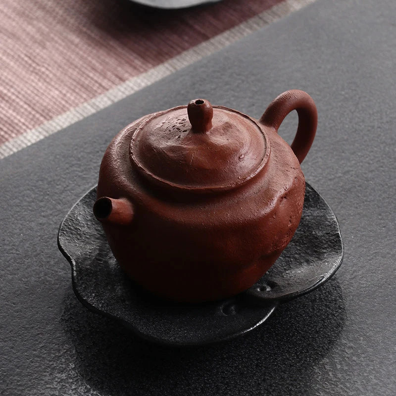 Hand-Carved Basalt Coaster