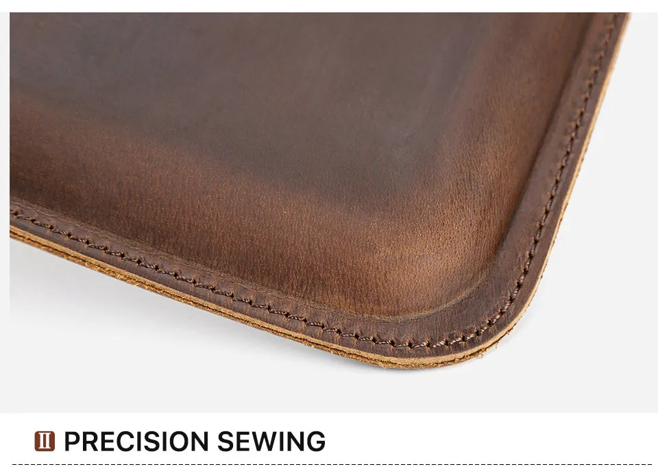Luxury Genuine Leather Laptop Sleeve