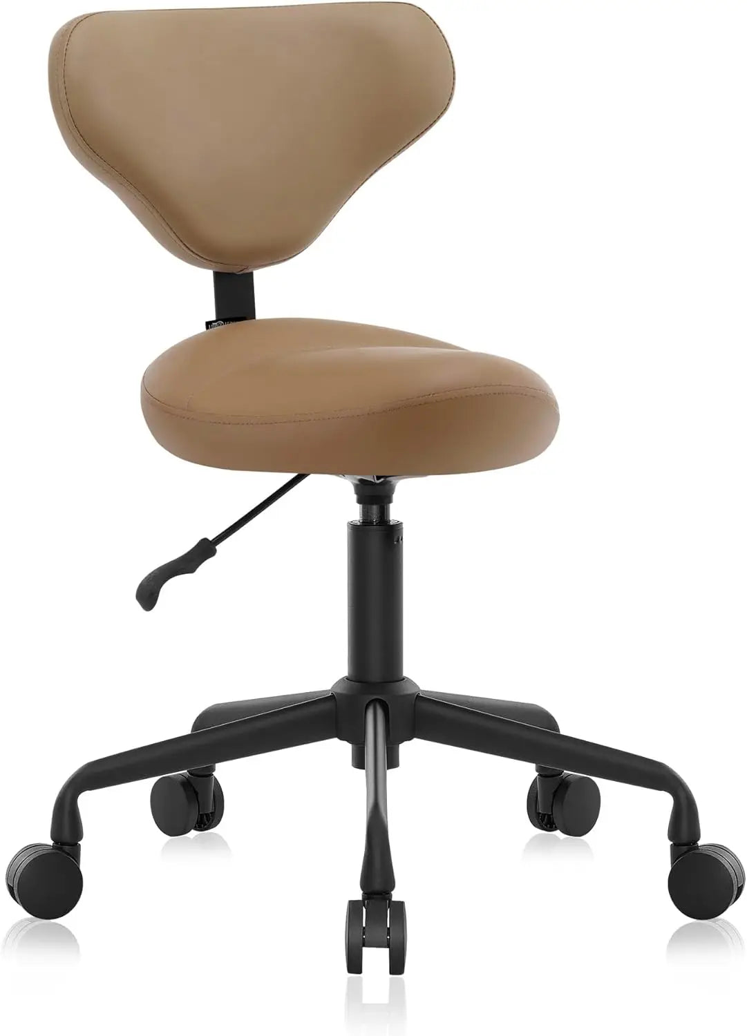 Saddle Seat Stool with Backrest