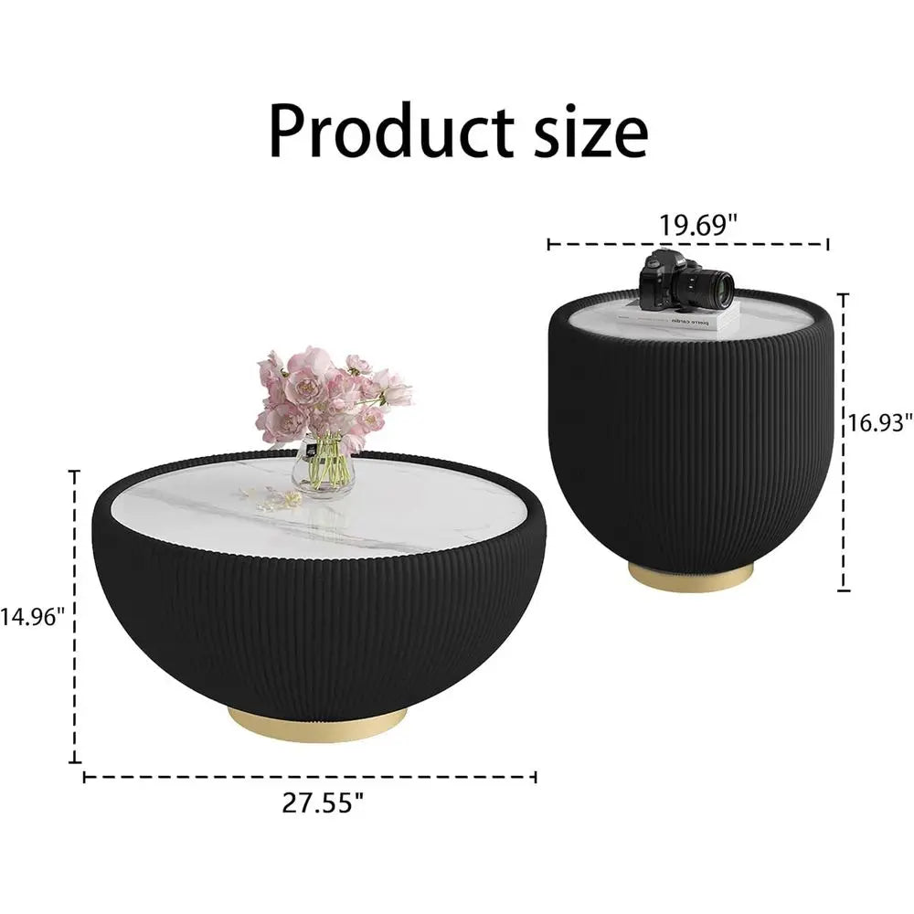 Carrara Coffee & End Table Set