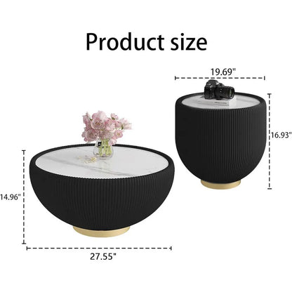 Carrara Coffee & End Table Set