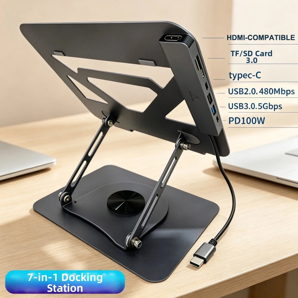 7-in-1 USB-C Laptop Stand Dock