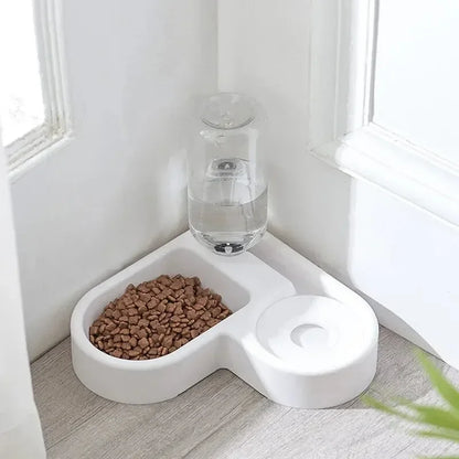 Double Bowl Set for Cats & Small Dogs