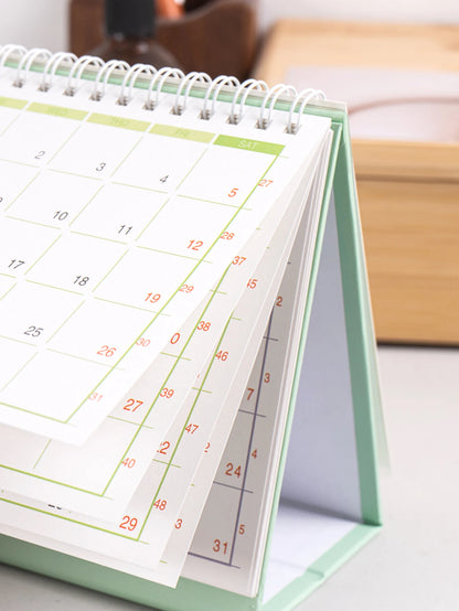 SpiralDesk 2026 Foldable Table Calendar