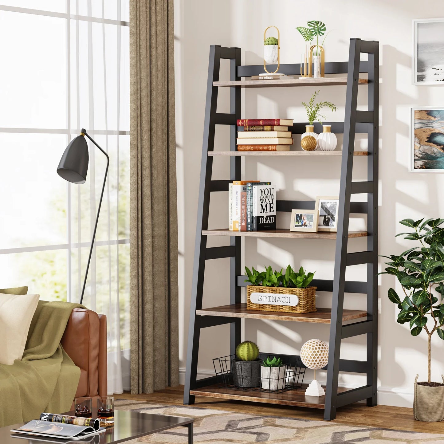 Ironvale Ladder Bookshelf
