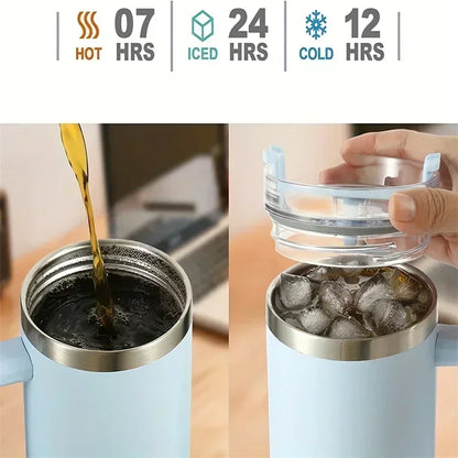 Insulated Water Cup with Straw