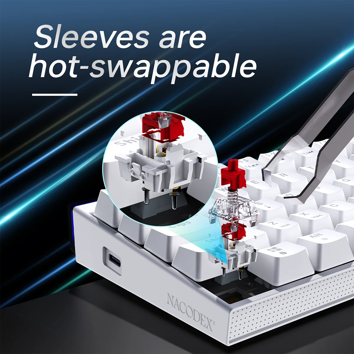 NK68 Hot-Swap Mechanical Keyboard