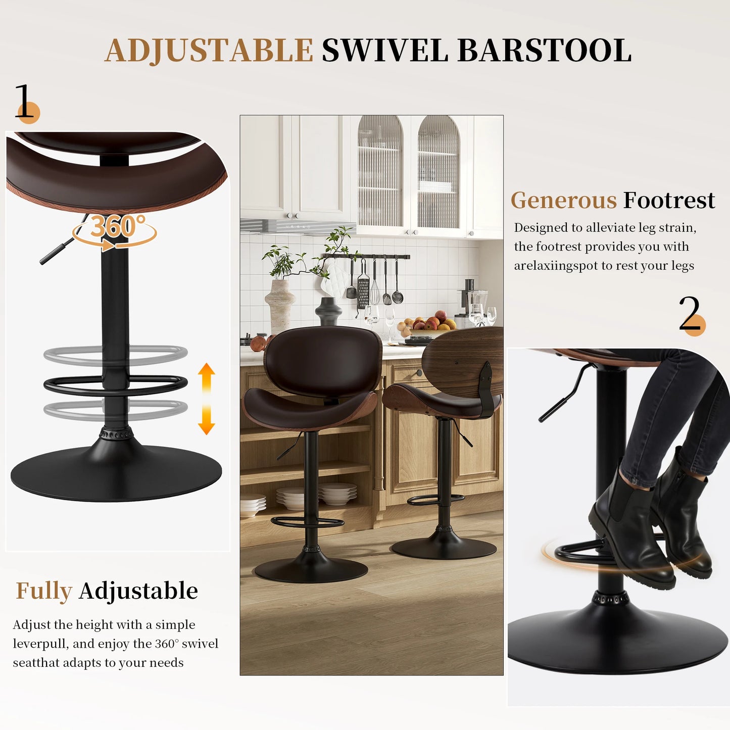 Counter-Height Swivel Duo