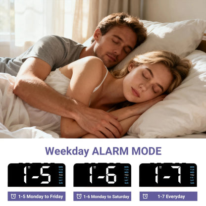 Mini Alarm Clock with Night Light