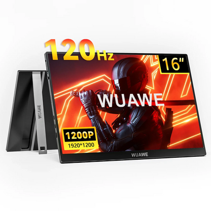 16" 120Hz Portable Monitor 1920x1200 HDR