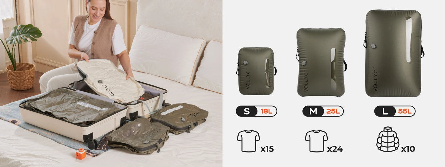 EZYPACK Vacuum Compression Backpack