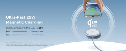 Qi2 Certified Magnetic Wireless Charger