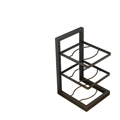 Adjustable Multi-Layer Steel Pot Rack