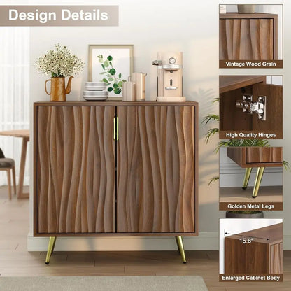Walnut Buffet Sideboard