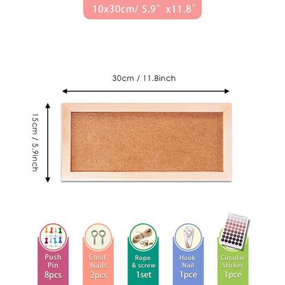 PineFrame Cork Bulletin Board