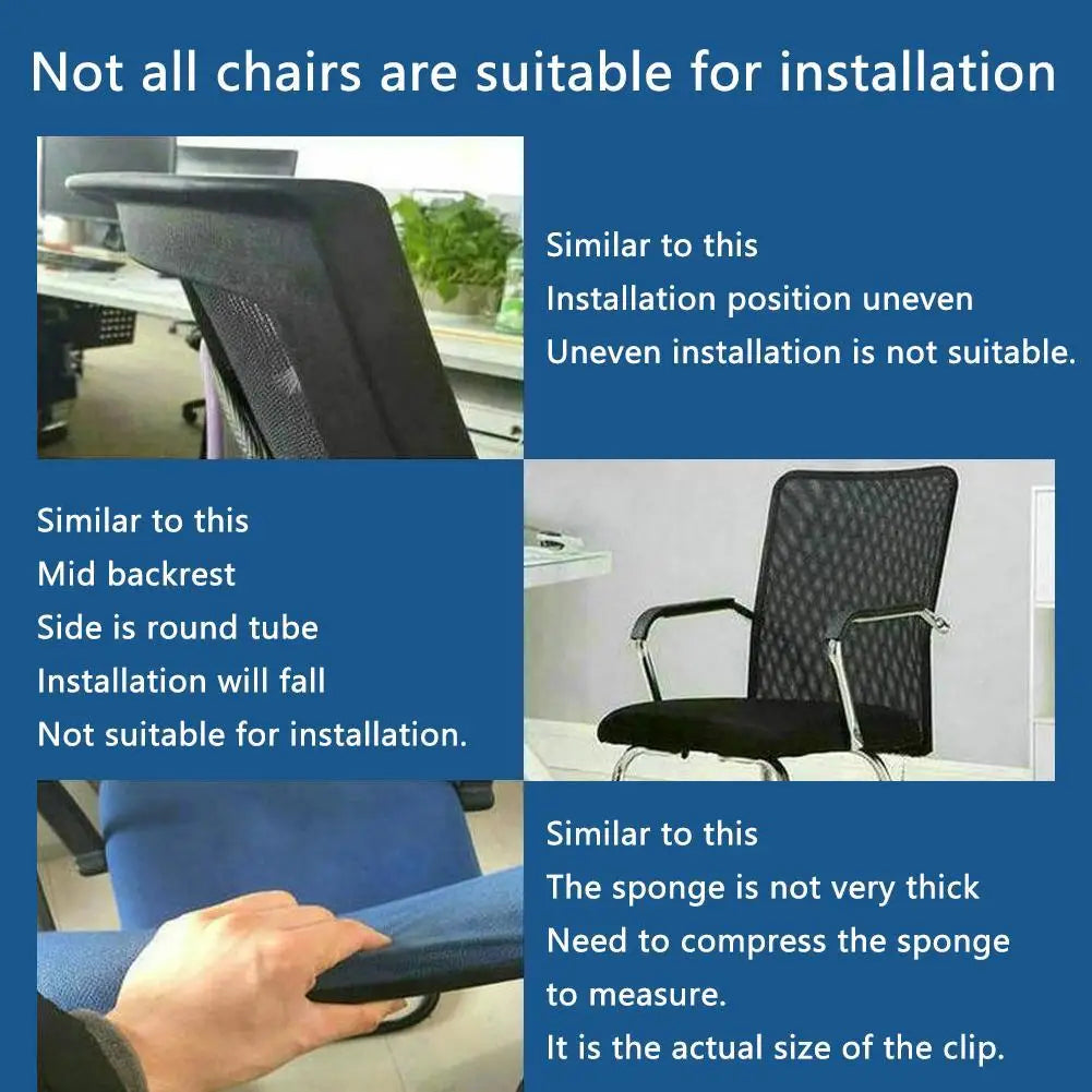 Adjustable Chair Headrest Pillow