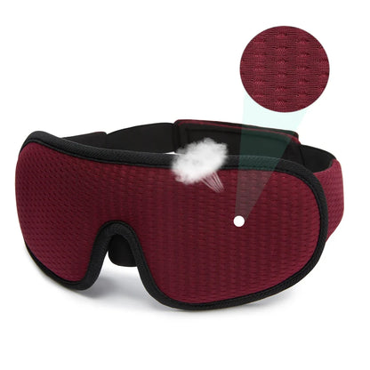 3D Sleep Mask - Total Blackout, No Pressure