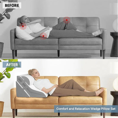 Wedge Pillow Set for Sleep