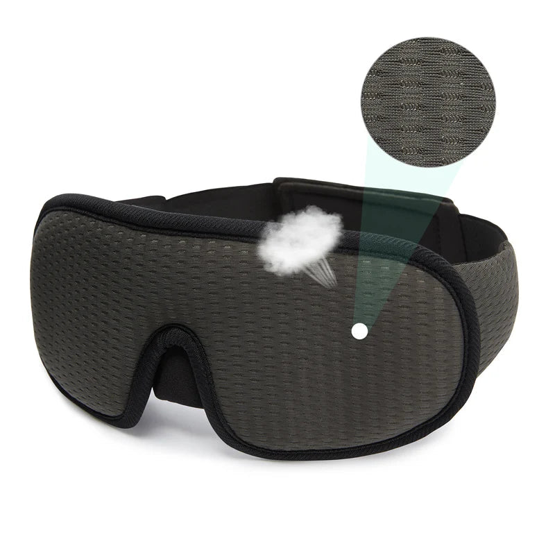 3D Sleep Mask - Total Blackout, No Pressure