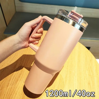 Insulated Water Cup with Straw