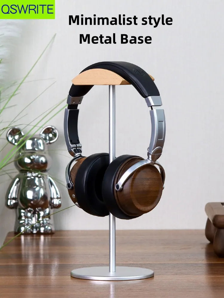 Wood Headphone Stand