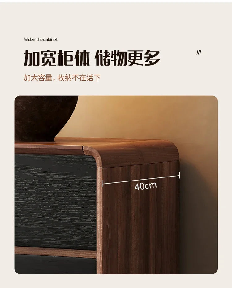 Modern Wood Storage Display Cabinet
