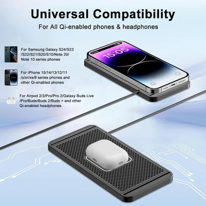 Anti-Slip Fast Car Charging Pad