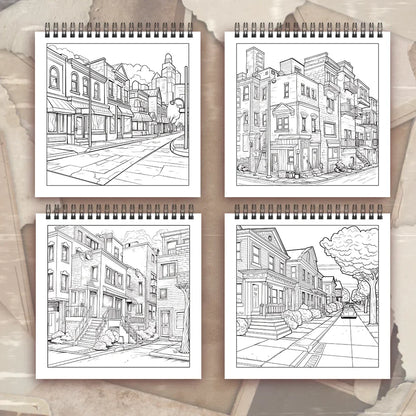 Spiral-Bound Adult Coloring Book