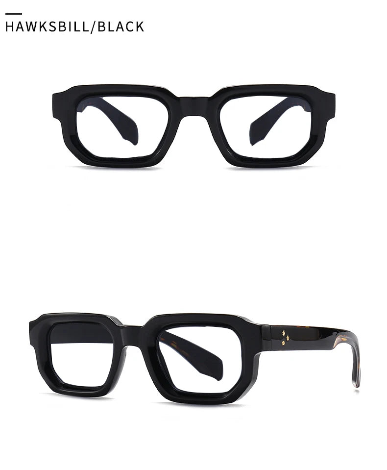 Black Square Anti Blue Light Glasses