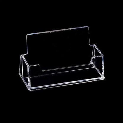 DeskAcrylic Clear Card Display Stand