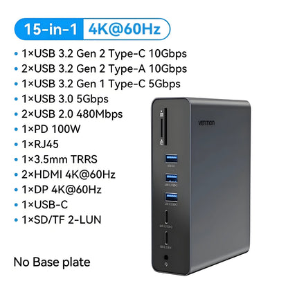 Vention 15-in-1 Docking Station
