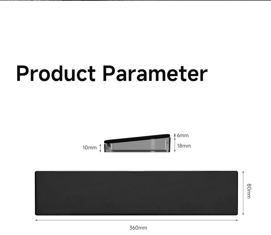 Magnetic Keyboard Wrist Rest