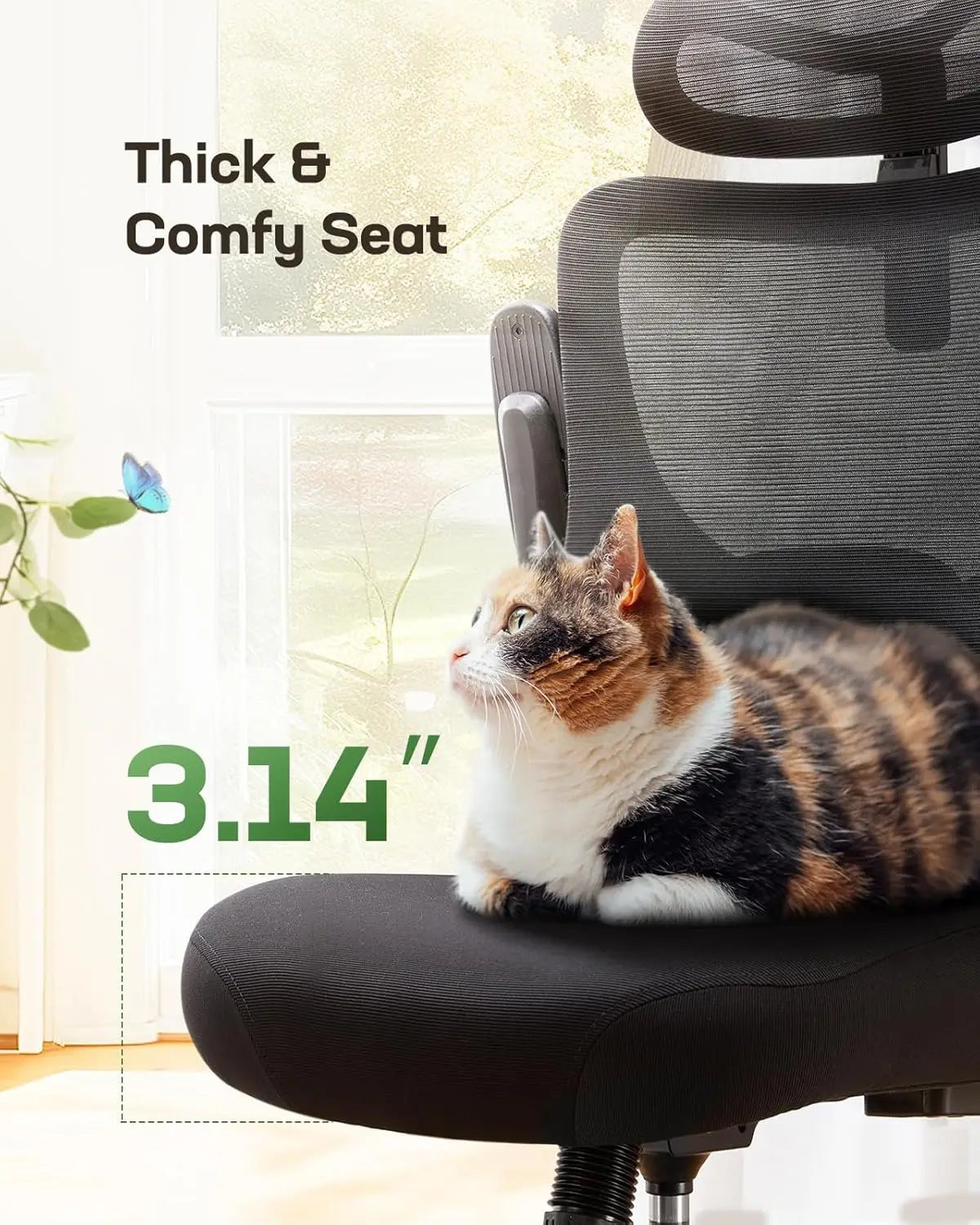 High-Back Mesh Office Chair