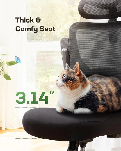 High-Back Mesh Office Chair